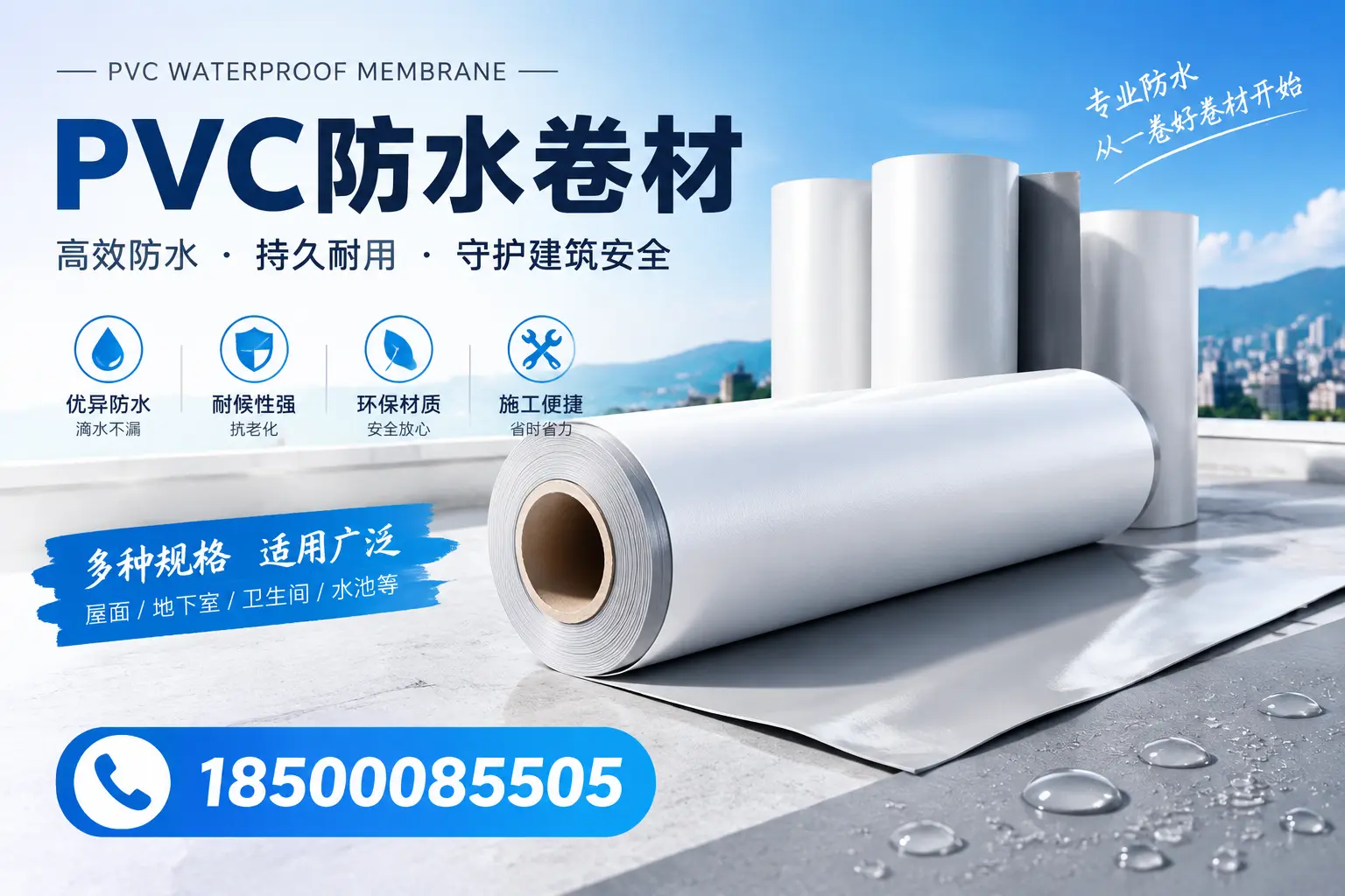 如何选择适合的PVC防水卷材?专家为您解答南京的需求
